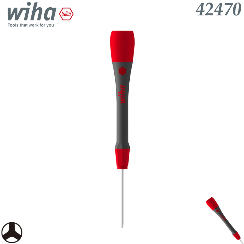 Electronics Repair Game - Wiha 42470 Y000×40mm Obeng Tri-Wing Presisi,