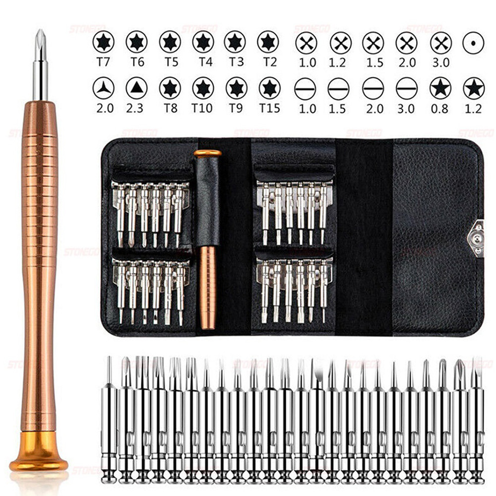 Set Obeng Presisi 25 in 1, Kit - Electronics Repair Game ulasan dan harga