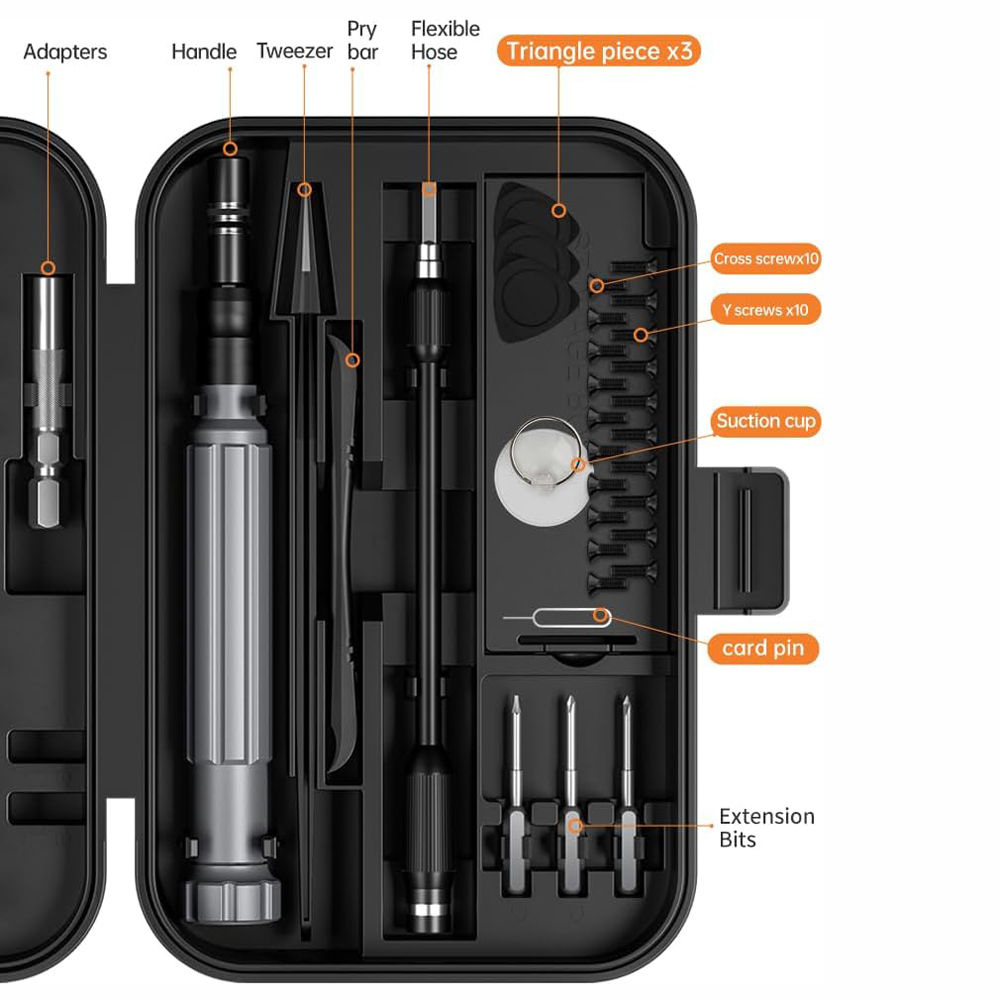 Set Obeng Presisi 150 in 1, Ki - Electronics Repair Game ulasan dan harga
