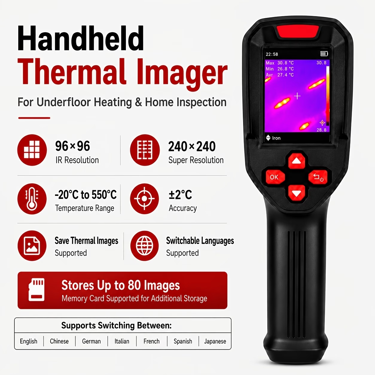 Kamera Termal Super IR 240x240 - Electronics Repair Images ulasan dan harga